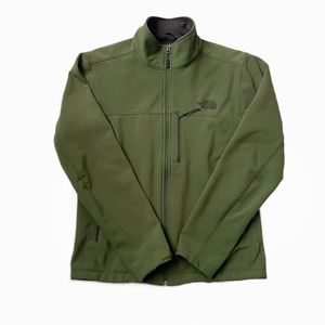 The North Face Men's Apex Bionic Jacket, WindWall Soft Shell, Olive Green, Small